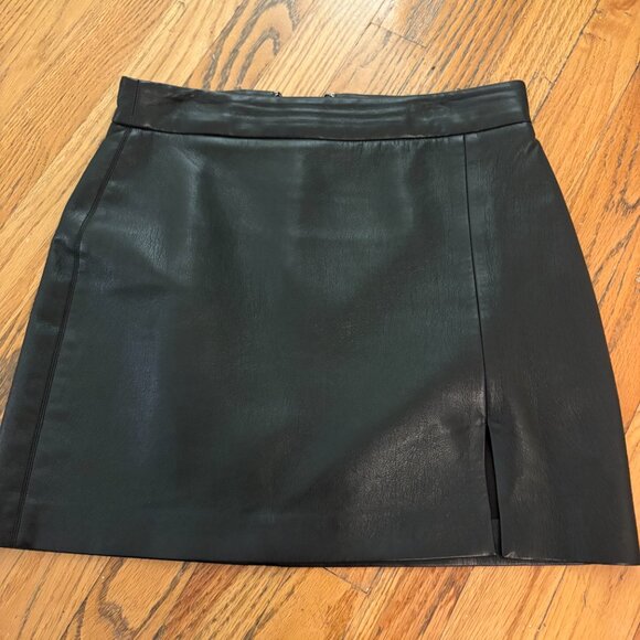 Aritzia Patio Leather Miniskirt S2 - Picture 7 of 9